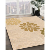 Patterned Yellow Rug, pat1313org