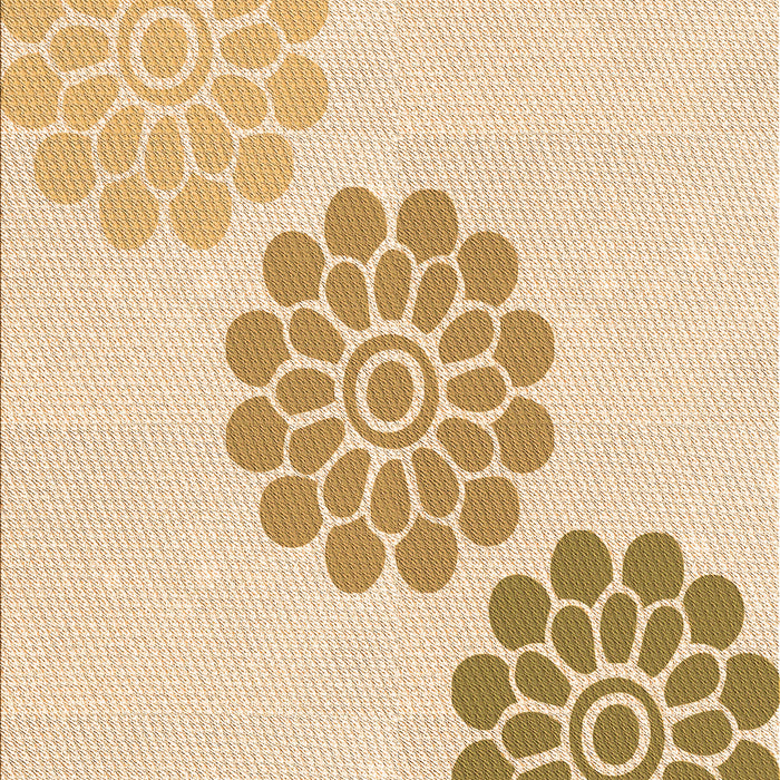 Patterned Yellow Rug, pat1313org
