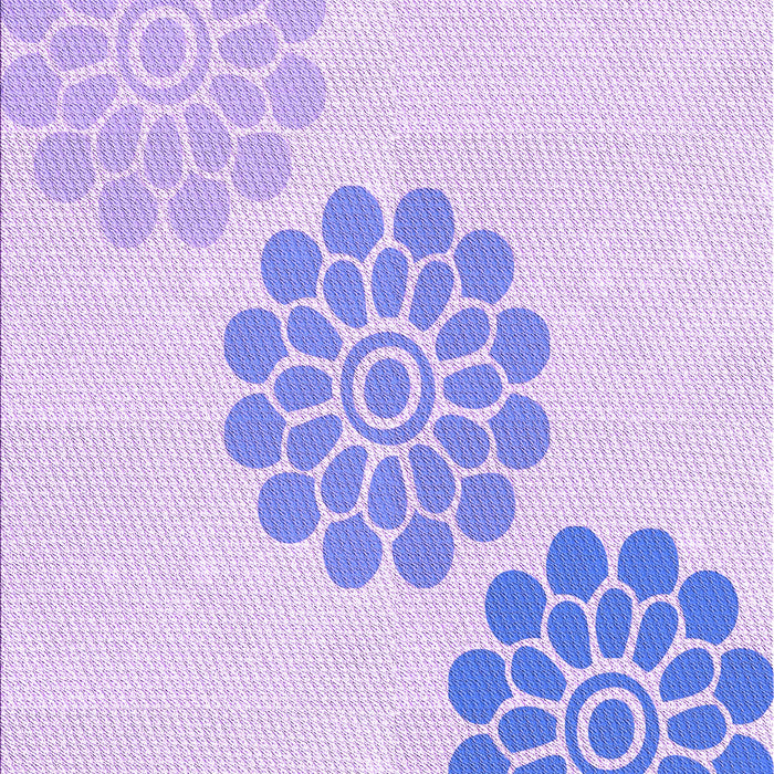 Patterned Purple Mimosa Purple Rug, pat1313pur