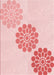 Machine Washable Transitional Light Rose Pink Rug, wshpat1313rd