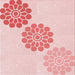 Round Patterned Light Rose Pink Rug, pat1313rd