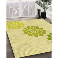 Patterned Brown Rug, pat1313yw