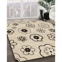 Patterned Moccasin Beige Rug, pat1314brn