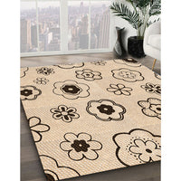 Patterned Copper Brown Rug, pat1314org