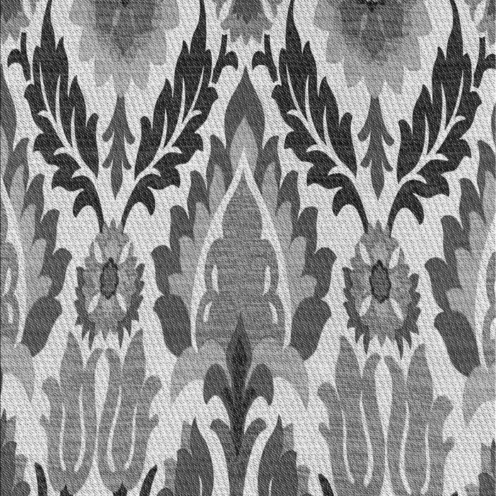 Machine Washable Transitional Silver Gray Rug, wshpat1315gry