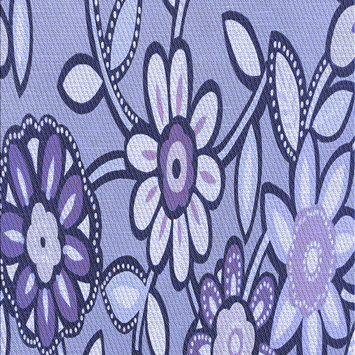 Machine Washable Transitional Deep Periwinkle Purple Rug, wshpat1316blu