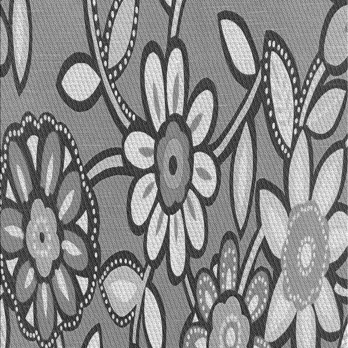 Patterned Cloud Gray Rug, pat1316gry