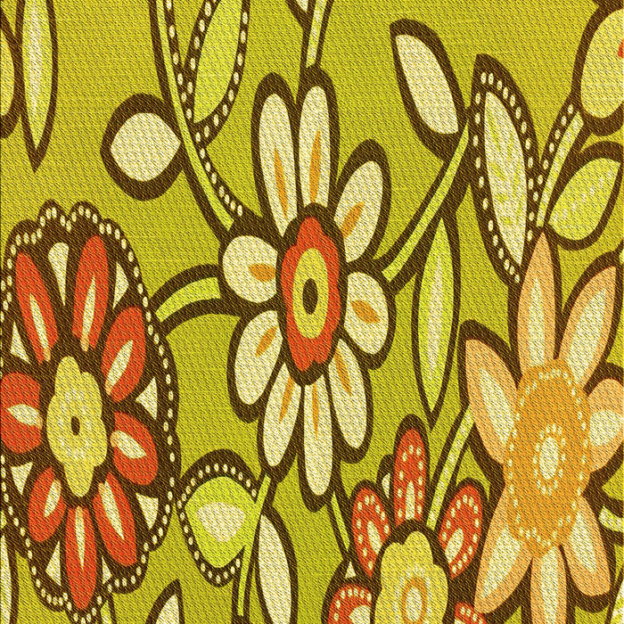 Patterned Mahogany Brown Rug, pat1316yw