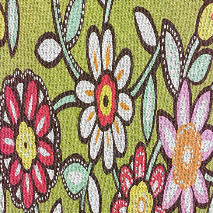 Patterned Reddish Brown Novelty Rug, pat1316