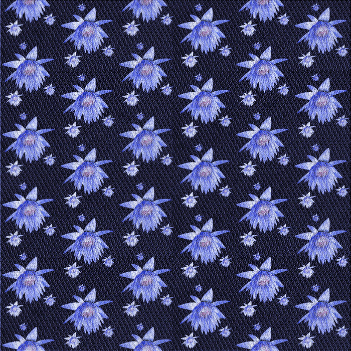 Round Machine Washable Transitional Night Blue Rug, wshpat1317blu