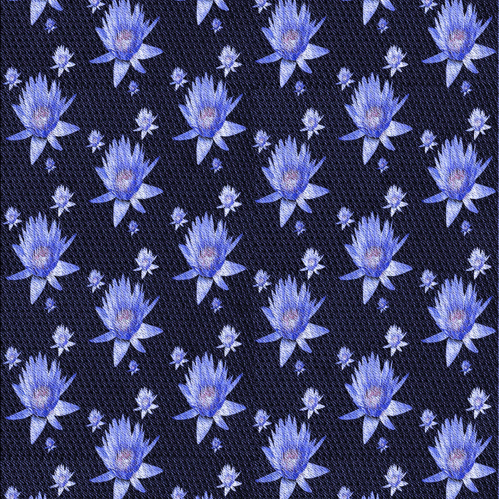 Machine Washable Transitional Night Blue Rug, wshpat1317blu