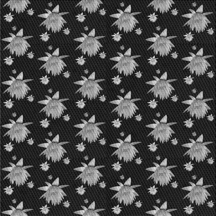 Round Patterned Gray Rug, pat1317gry