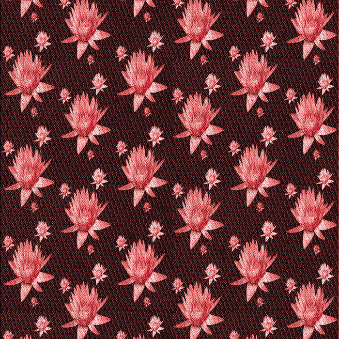 Patterned Cherry Red Rug, pat1317rd