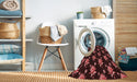 Machine Washable Transitional Cherry Red Rug in a Washing Machine, wshpat1317rd