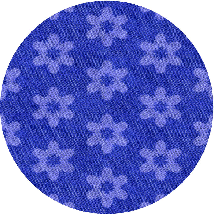 Square Machine Washable Transitional Blue Rug in a Living Room, wshpat1318blu