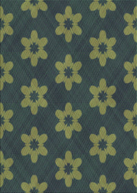 Machine Washable Transitional Olive Green Rug, wshpat1318grn