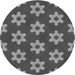 Square Machine Washable Transitional Gunmetal Gray Rug in a Living Room, wshpat1318gry