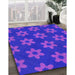 Machine Washable Transitional ly Purple Rug in a Family Room, wshpat1318pur
