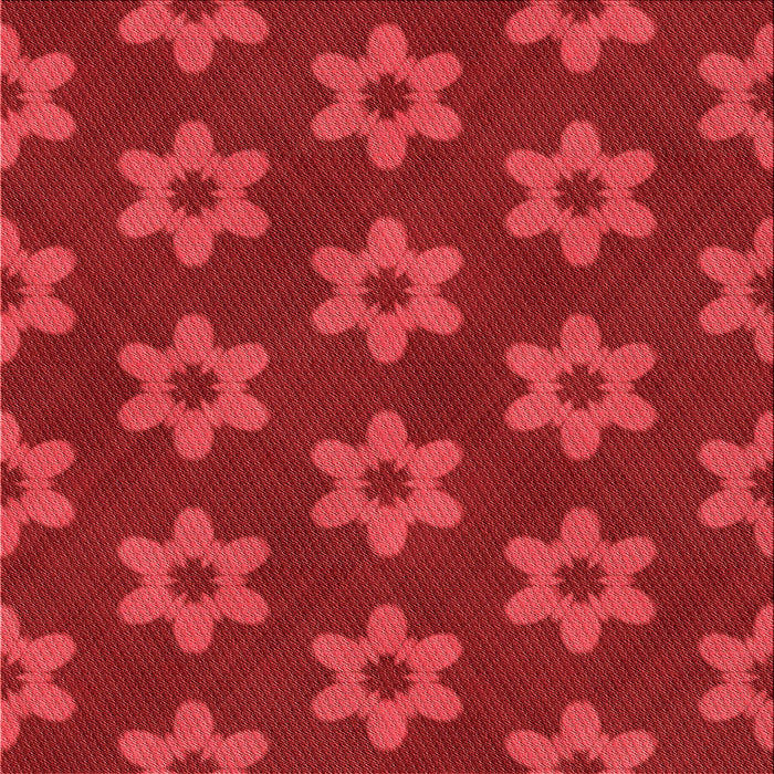 Round Patterned Red Rug, pat1318rd