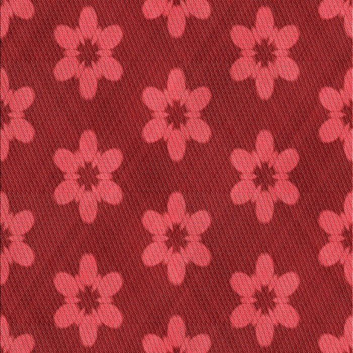 Patterned Red Rug, pat1318rd