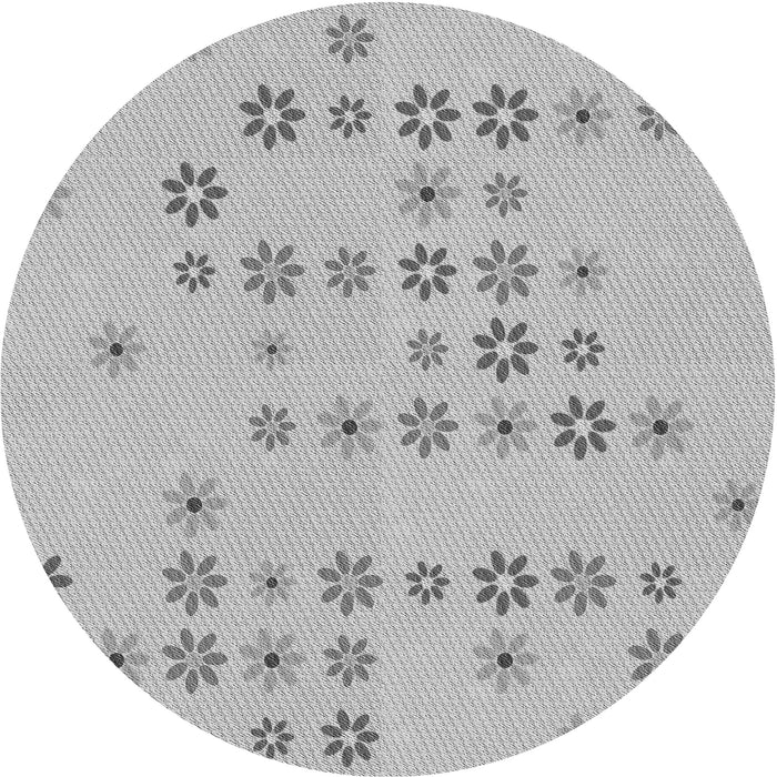 Square Patterned Gray Rug, pat1319gry