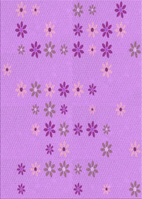 Machine Washable Transitional Violet Purple Rug, wshpat1319pur