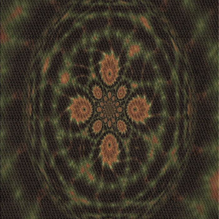 Patterned Dark Brown Rug, pat132brn