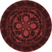 Square Machine Washable Transitional Tomato Red Rug in a Living Room, wshpat132rd