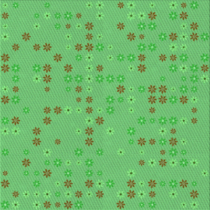 Round Patterned Neon Green Rug, pat1320grn