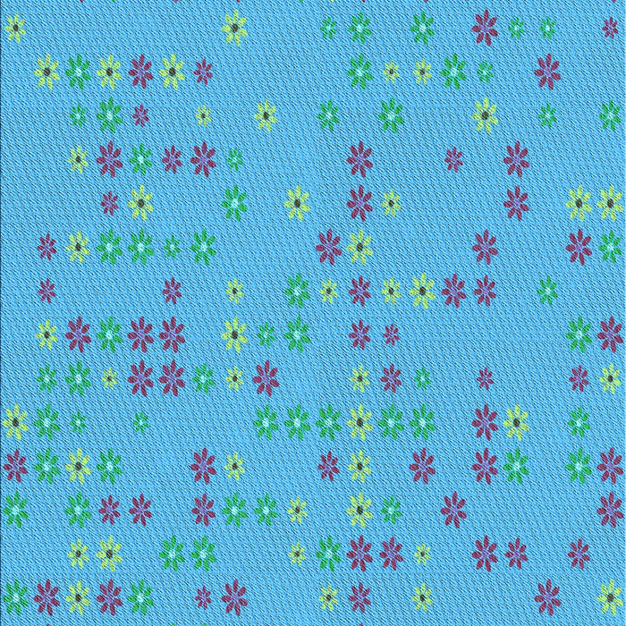 Patterned Blue Rug, pat1320lblu