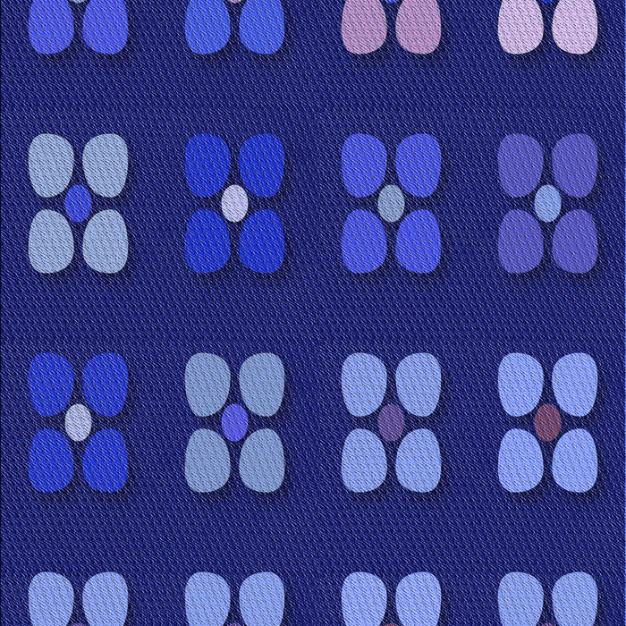 Machine Washable Transitional Earth Blue Rug, wshpat1321blu