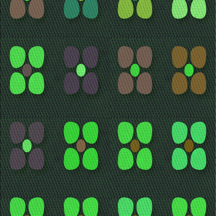 Machine Washable Transitional Midnight Gray Rug, wshpat1321grn