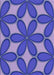 Patterned Purple Rug, pat1322blu