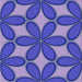 Round Patterned Purple Rug, pat1322blu