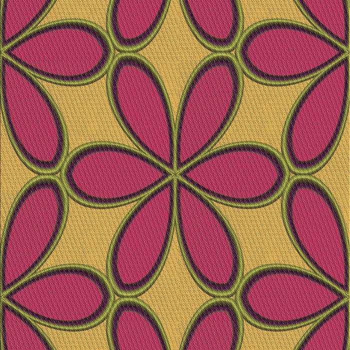 Patterned Dark Golden Brown Rug, pat1322brn
