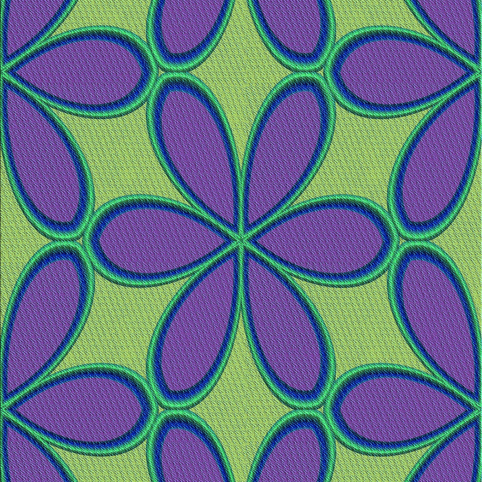 Patterned Amethyst Purple Rug, pat1322lblu