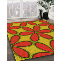 Patterned Brown Rug, pat1322yw