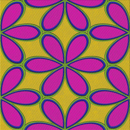 Square Patterned Dark Violet Purple Novelty Rug, pat1322