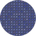 Square Patterned Blue Rug, pat1323blu