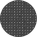 Square Patterned Charcoal Black Rug, pat1323gry