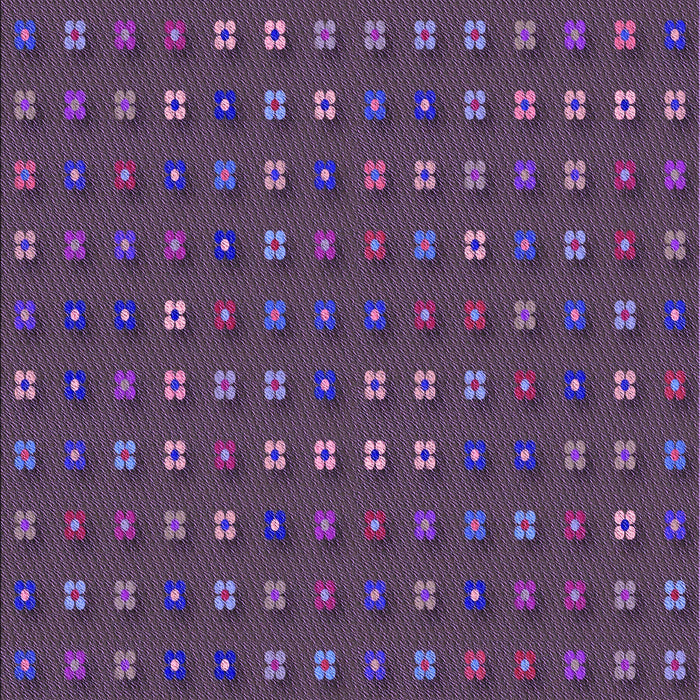 Patterned Plum Purple Rug, pat1323pur