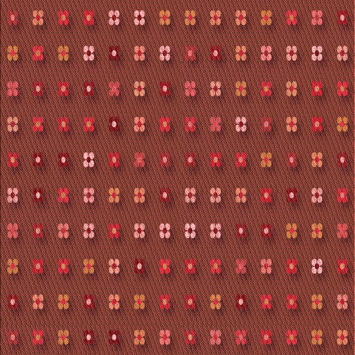 Machine Washable Transitional Red Rug, wshpat1323rd