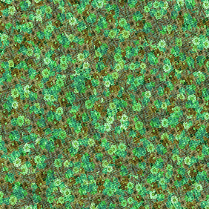 Round Patterned Antique Bronze Green Rug, pat1324grn