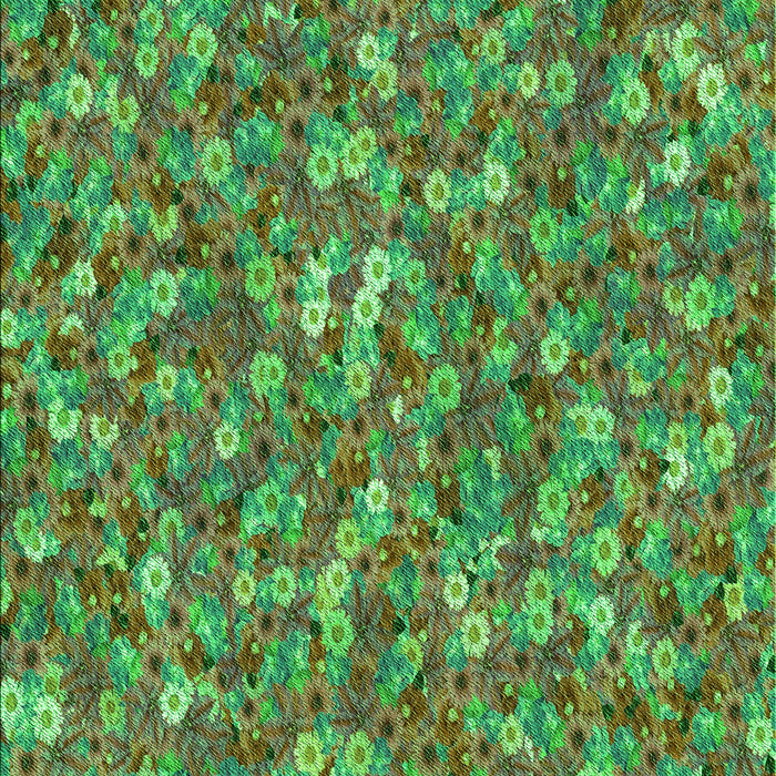 Patterned Antique Bronze Green Rug, pat1324grn