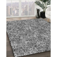 Patterned Ash Gray Rug, pat1324gry