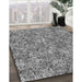 Patterned Ash Gray Rug in Family Room, pat1324gry