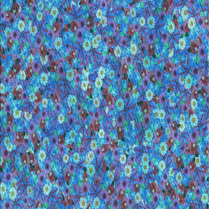 Patterned Deep Periwinkle Purple Rug, pat1324lblu