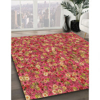 Patterned Red Rug, pat1324org