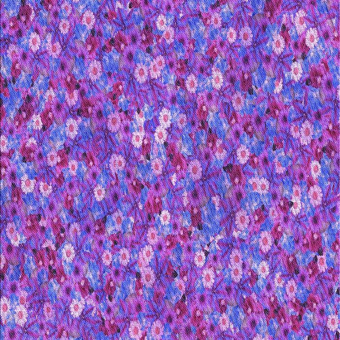 Patterned Purple Mimosa Purple Rug, pat1324pur