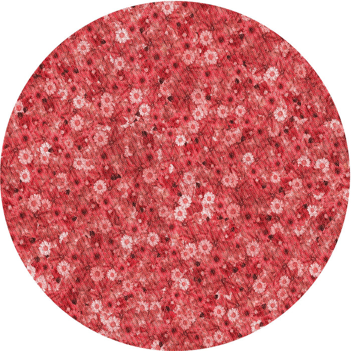 Square Machine Washable Transitional Red Rug in a Living Room, wshpat1324rd